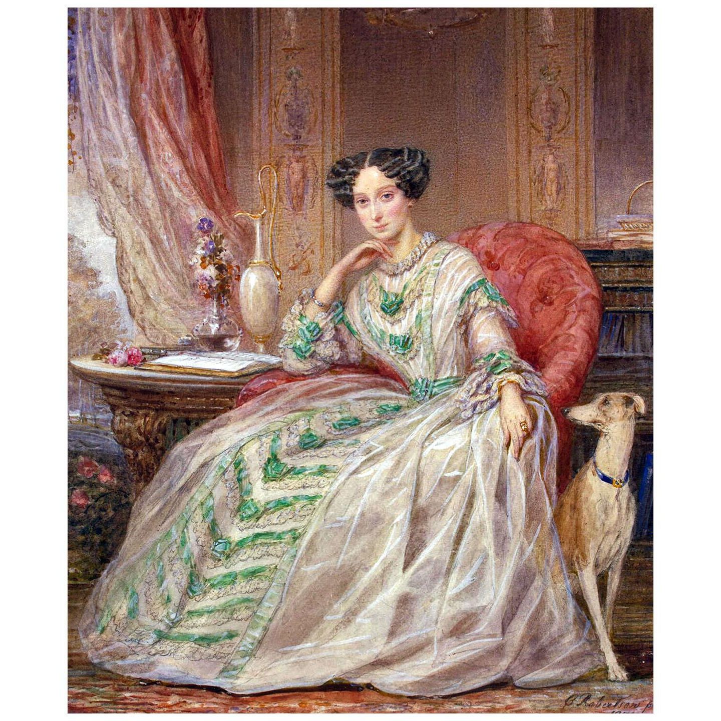 Christina Robertson. Maria Alexandrovna of Russia. 1850. Hermitage