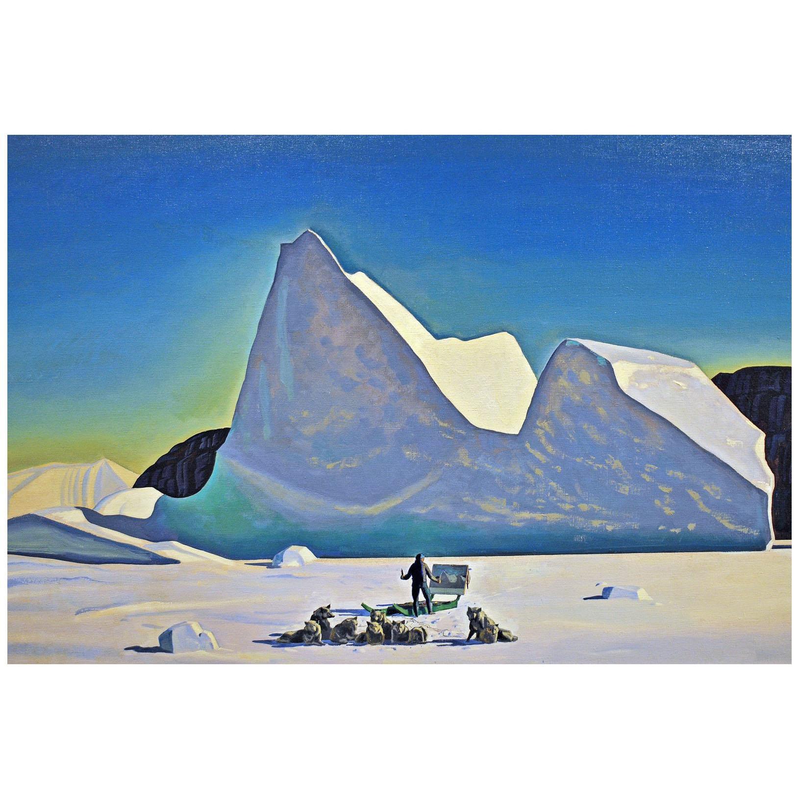 Rockwell Kent. Painter in Greenland. 1930. Baltimore Art Museum