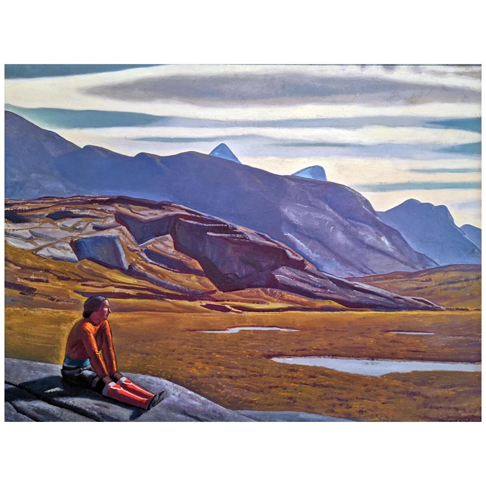 Rockwell Kent. Greenland Tryst. 1929. Hermitage Museum