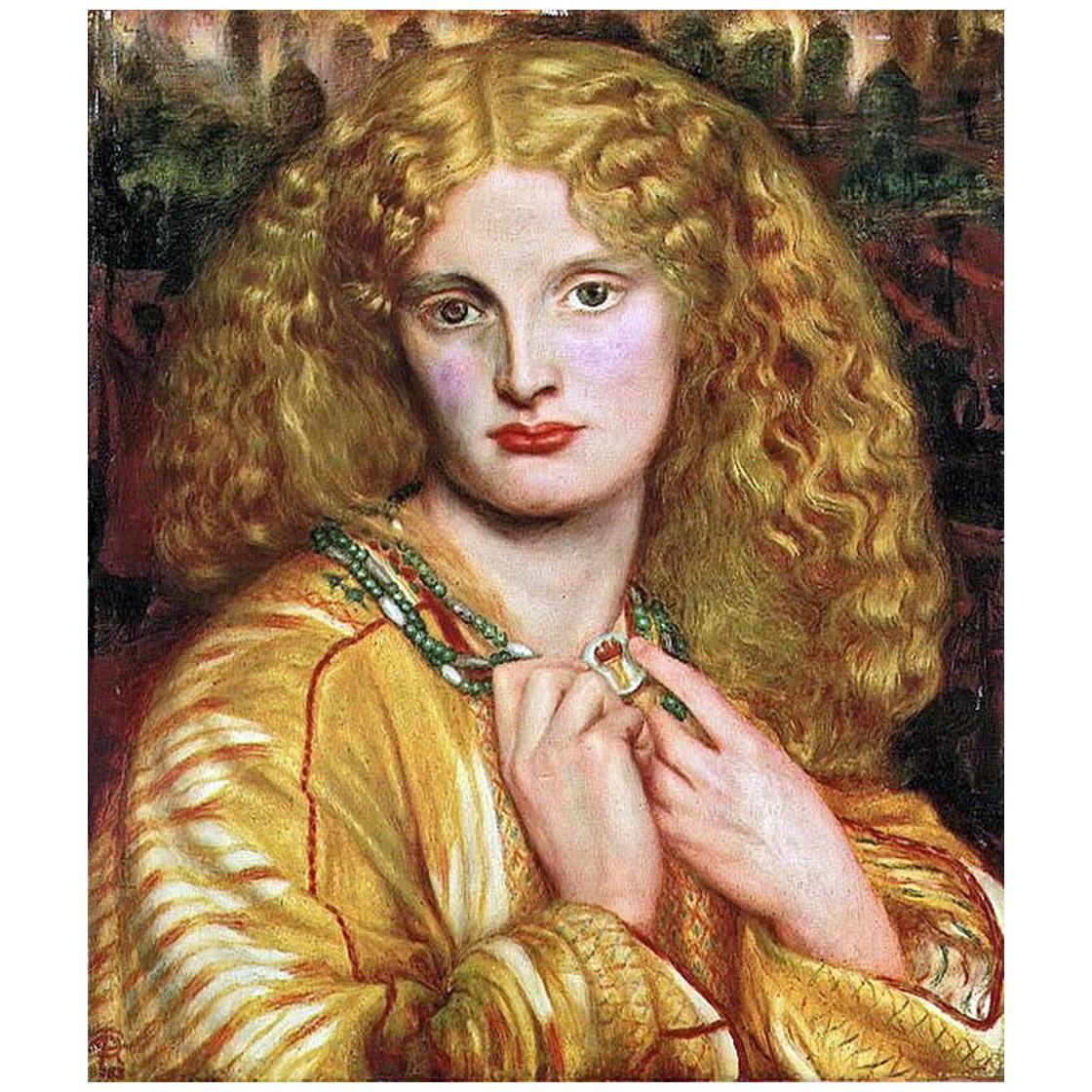 Dante Gabriel Rossetti. Helen of Troy. 1863. Hamburger Kunsthalle
