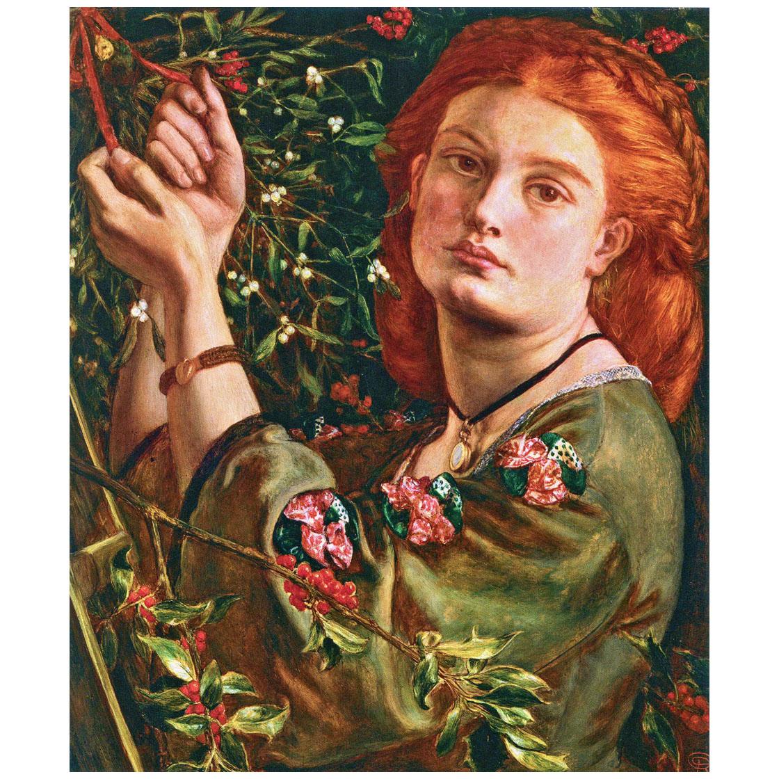 Dante Gabriel Rossetti. The Farmer’s Daughter. 1860. Private collection