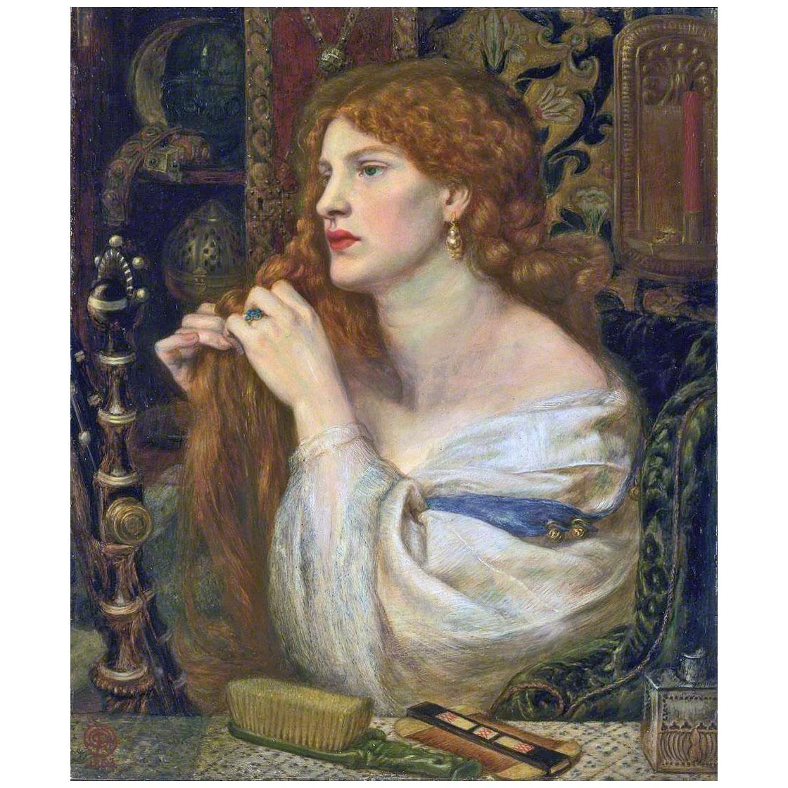 Dante Gabriel Rossetti. Aurelia. 1863 / 1873. Tate Britain