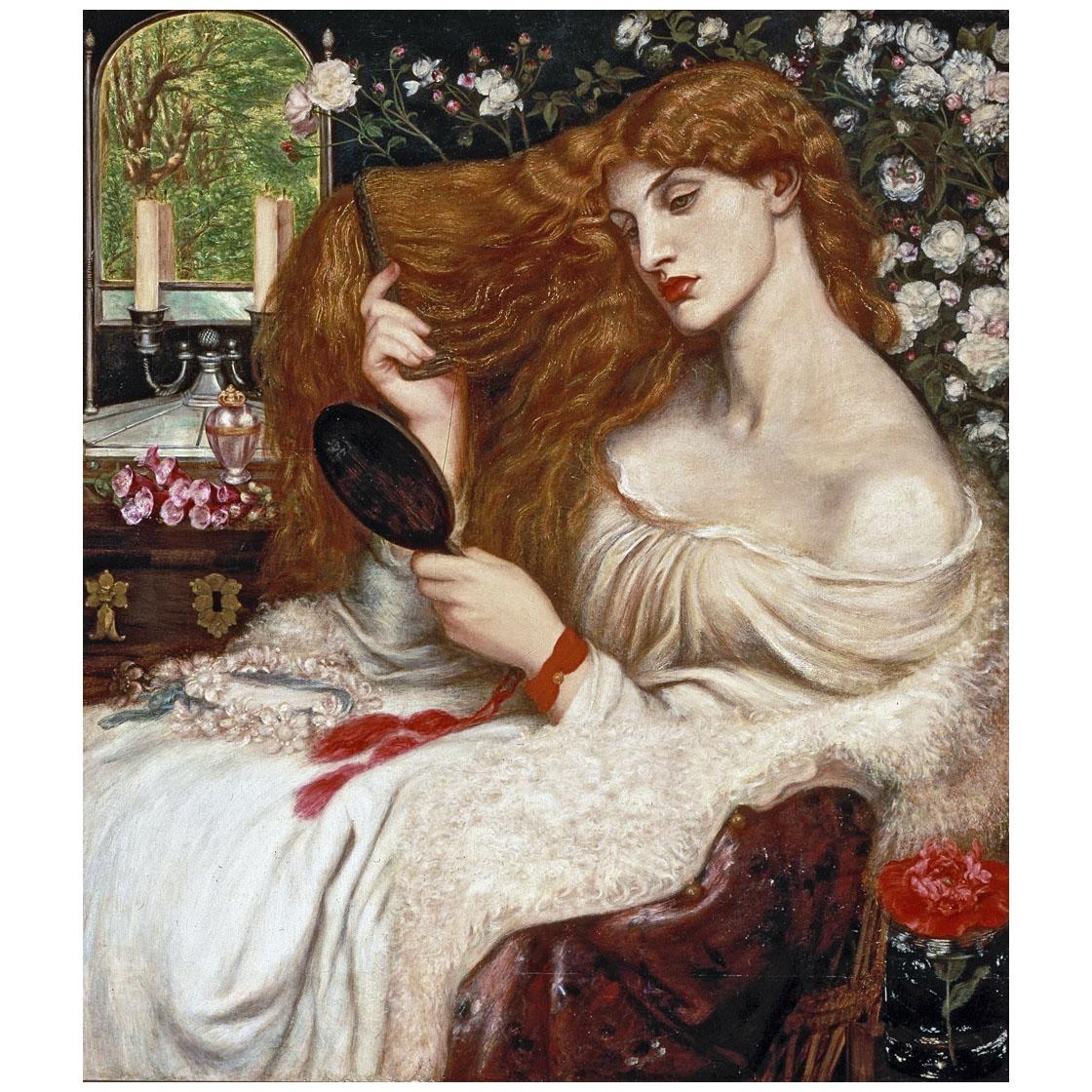 Dante Gabriel Rossetti. Lady Lilith. 1866 / 1872. Delaware Art Museum