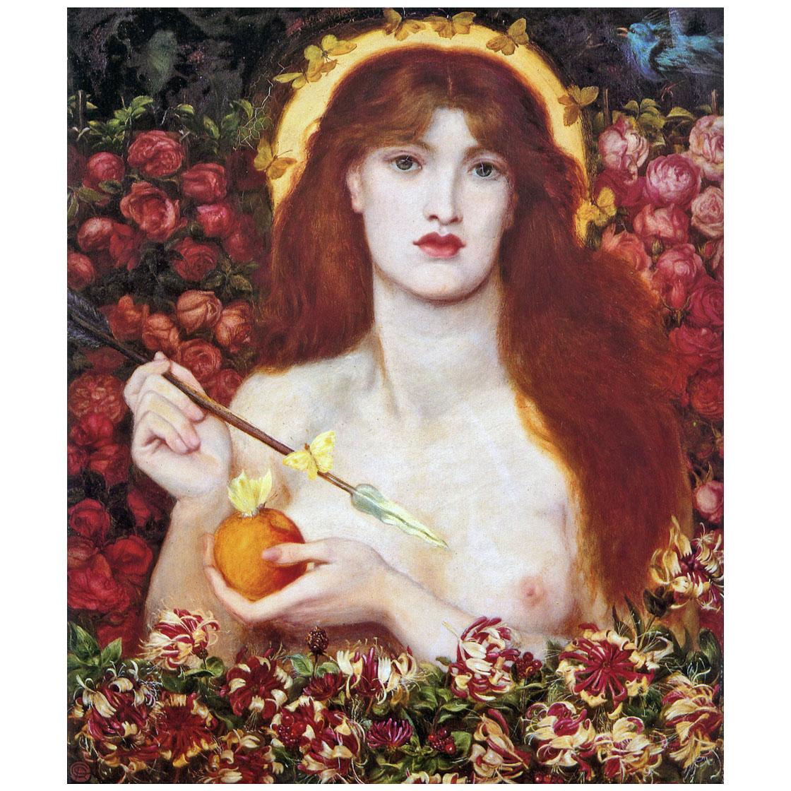 Dante Gabriel Rossetti. Venus Verticordia. 1868. Russell-Cotes Art Museum Bournemouth