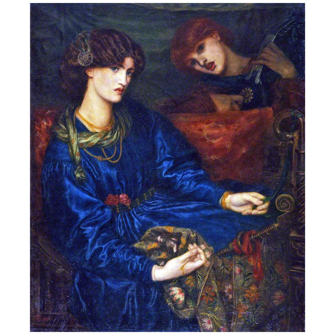 Dante Gabriel Rossetti. Marianna. 1870. Aberdeen Art Gallery