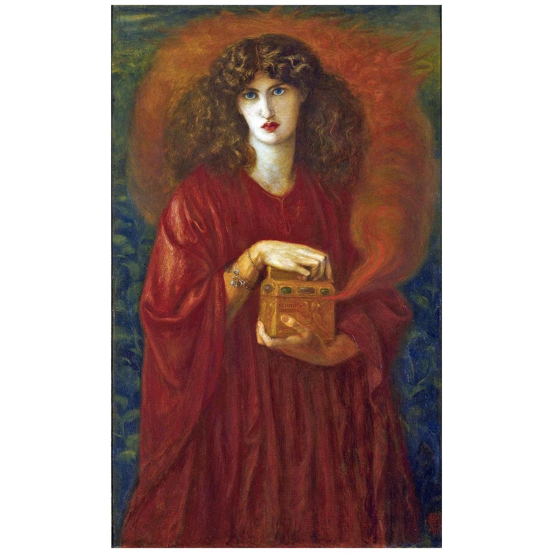 Dante Gabriel Rossetti. Pandora. 1871. Private collection