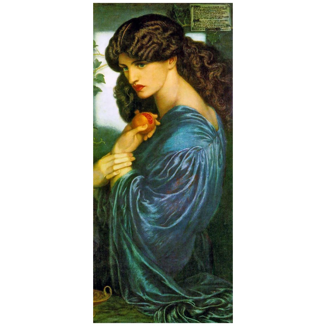 Dante Gabriel Rossetti. Proserpine. 1874. Tate Britain