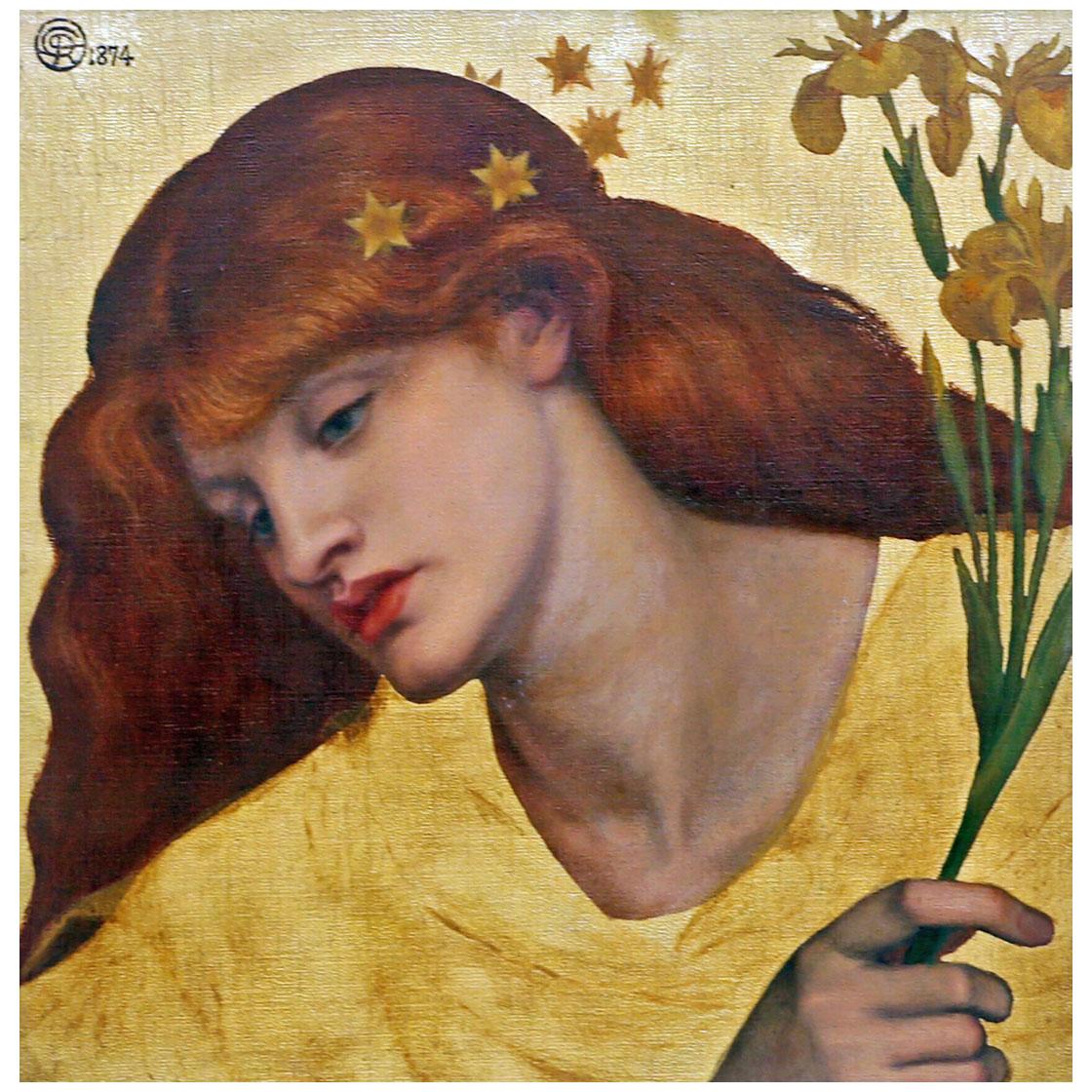 Dante Gabriel Rossetti. Sancta Lilias. 1874. Tate Britain