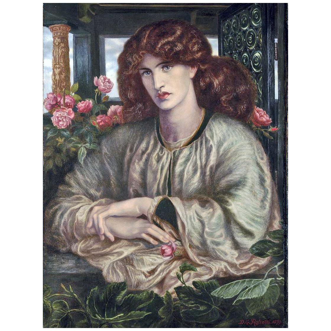 Dante Gabriel Rossetti. La Donna della Finestra. 1879. Fogg Museum Cambridge