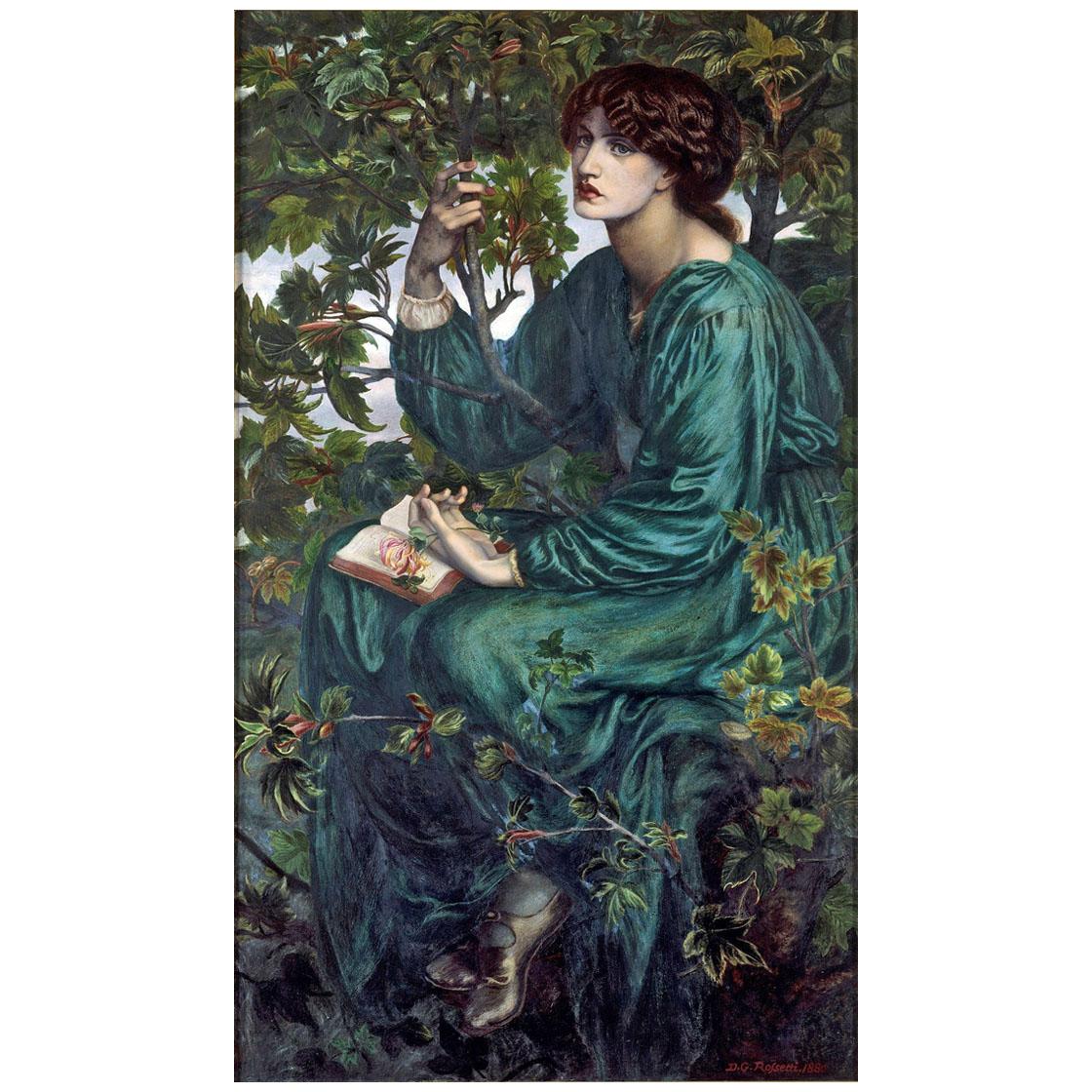 Dante Gabriel Rossetti. The Day Dream (Jane Morris). 1880. Victoria & Albert Museum London