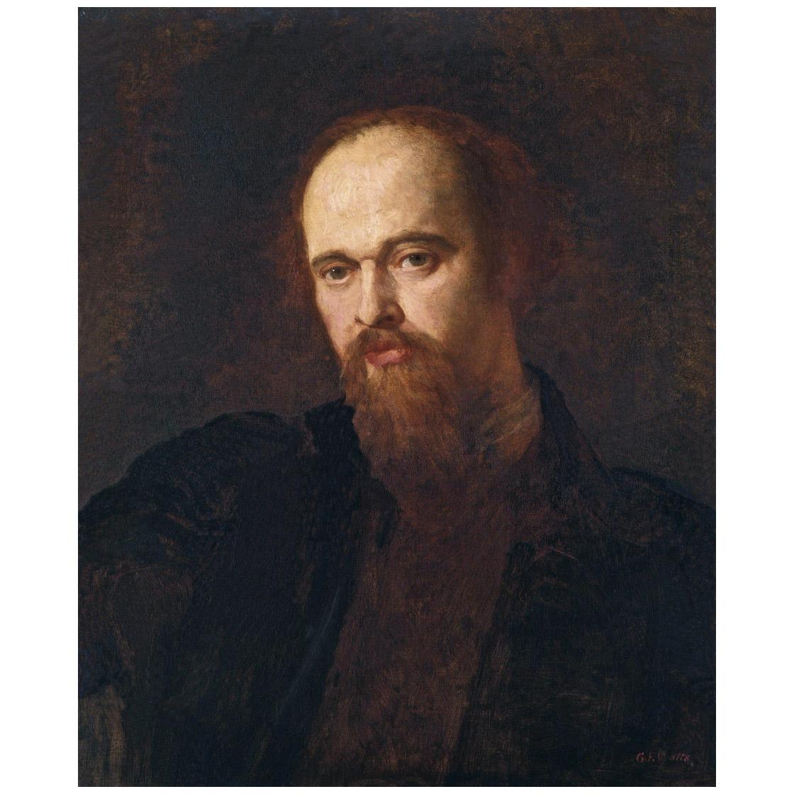 George Watts. Dante Gabriel Rossetti. 1871. National Portrait Gallery London
