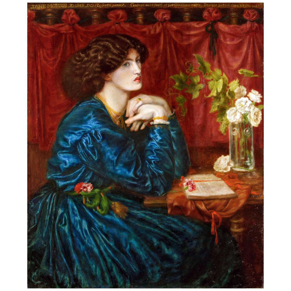 Dante Gabriel Rossetti. The Blue Silk Dress (Jane Morris). 1868. Society Antiquaries of London