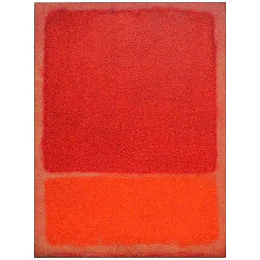 Mark Rothko. Untitled. Red, Orange. 1968