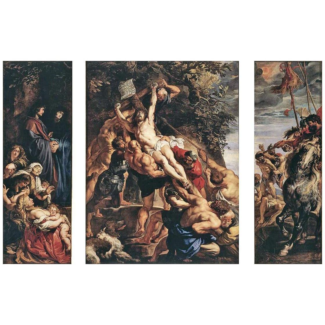Peter Paul Rubens. Raising of the Cross. 1610. Cathedral of Our Lady Antwerp