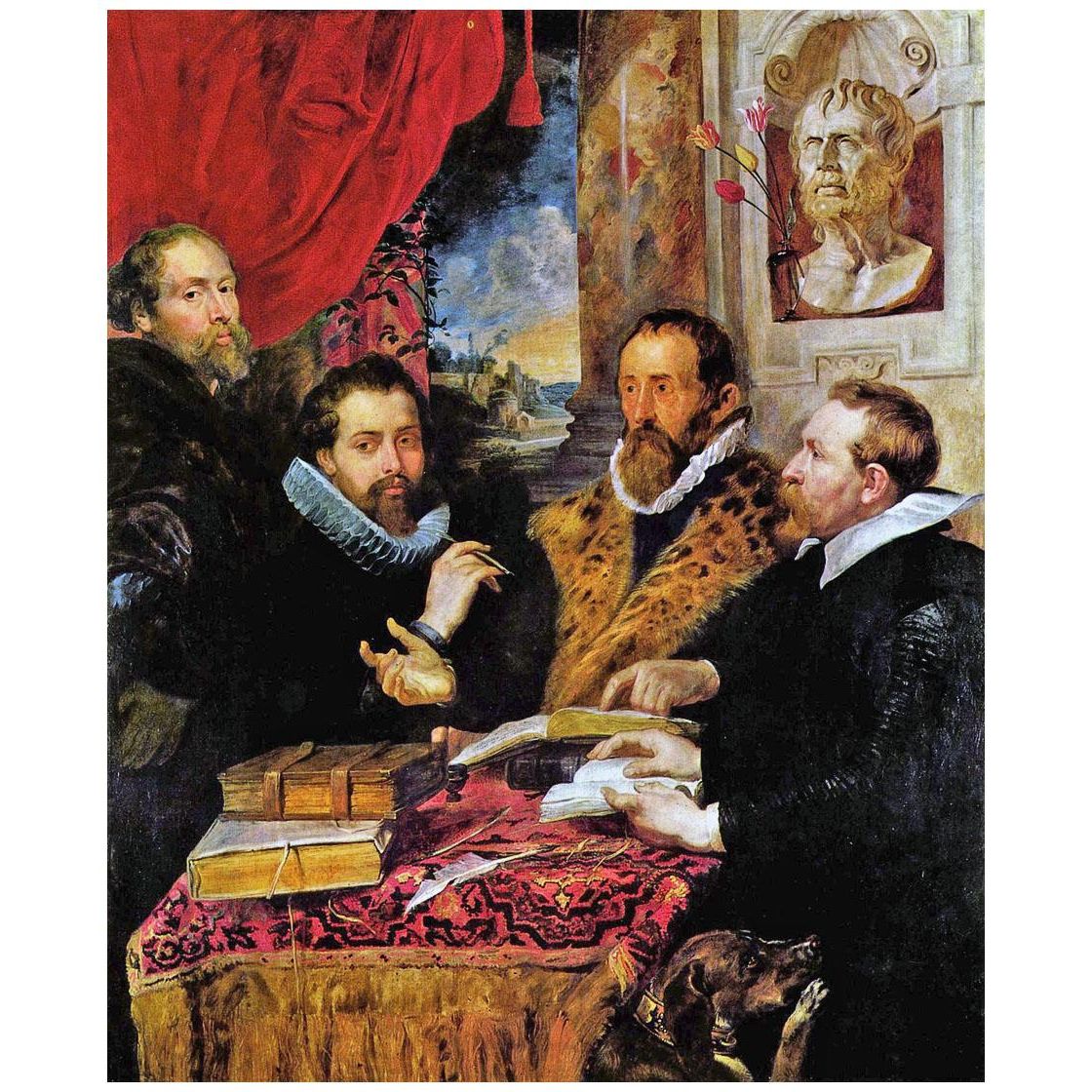 Peter Paul Rubens. The Four Philosophers. 1611. Palazzo Pitti Firenze