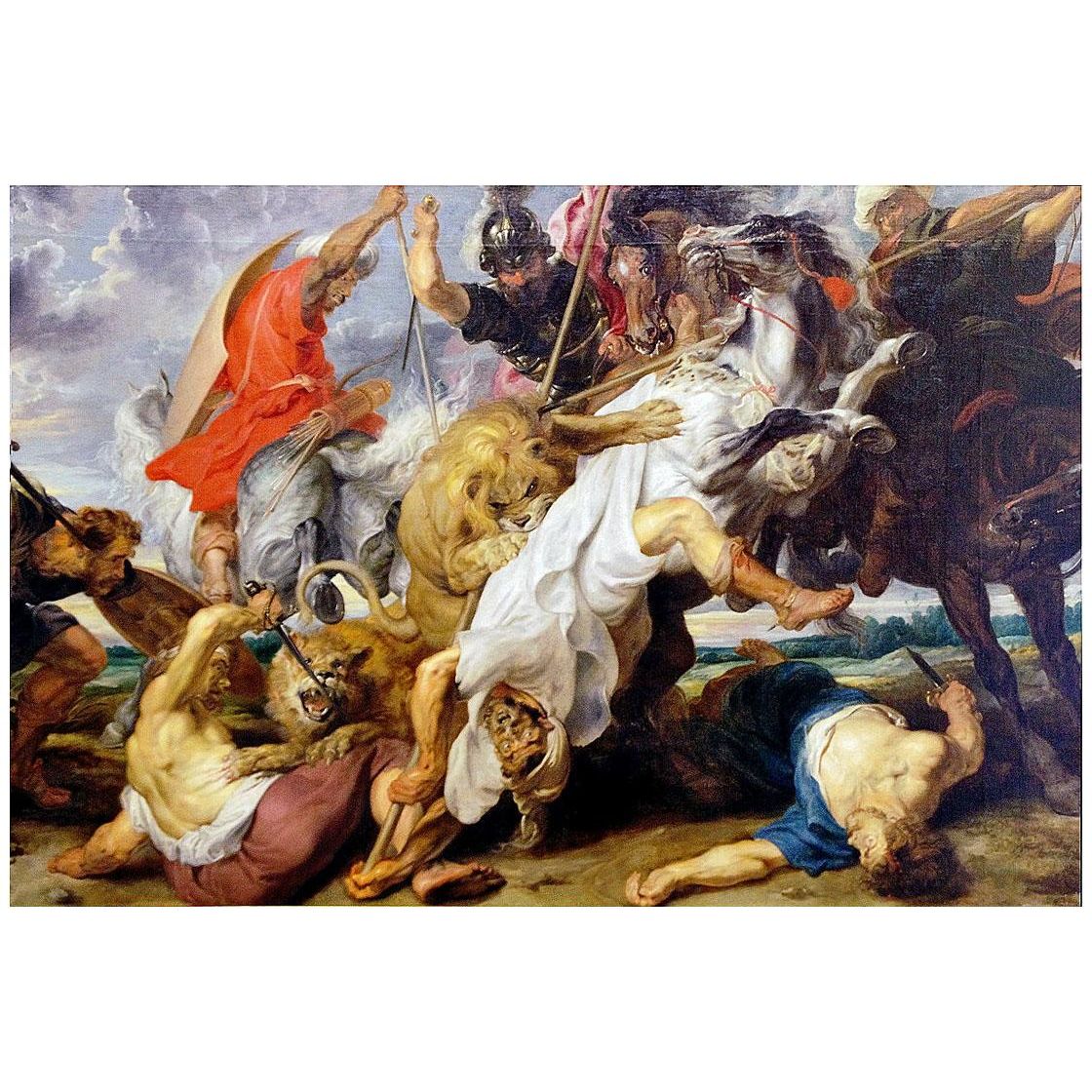 Peter Paul Rubens. The Lion Hunt. 1621. Alte Pinakothek Munchen