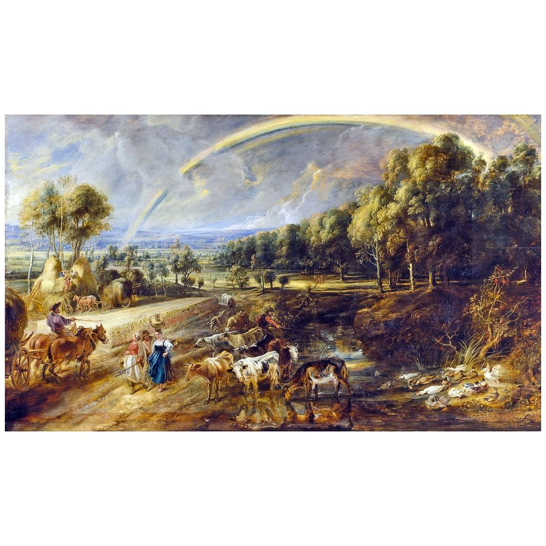 Peter Paul Rubens. Landscape with a Rainbow. 1636. Wallace Collection London