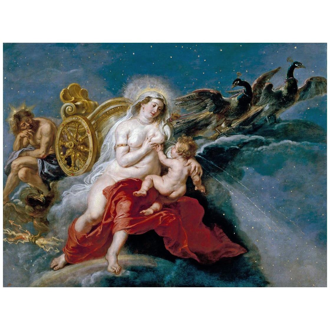 Peter Paul Rubens. The Birth of Milky Way. 1637. Museo del Prado Madrid