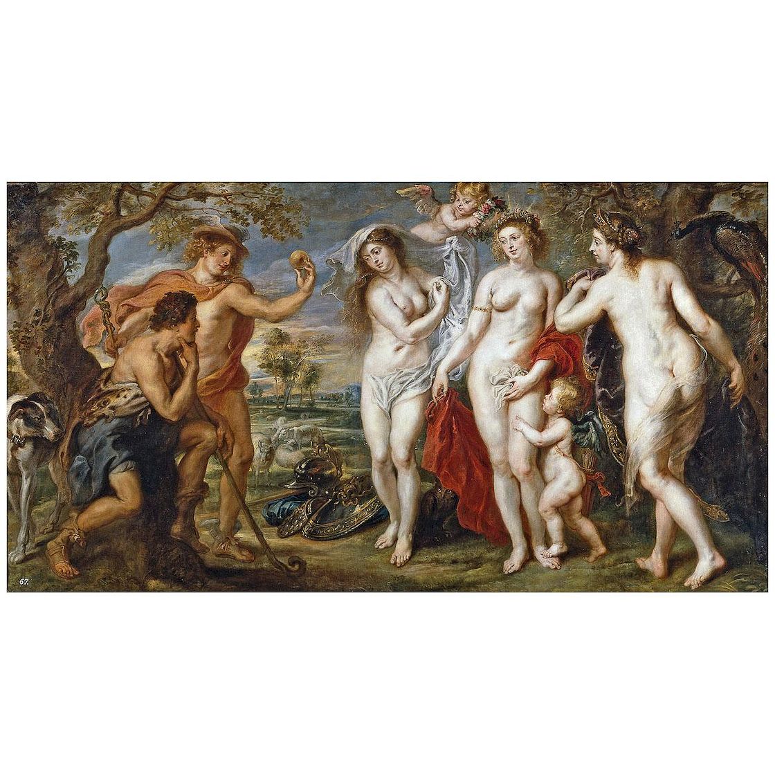 Peter Paul Rubens. The Judgement of Paris. 1639. Museo del Prado Madrid