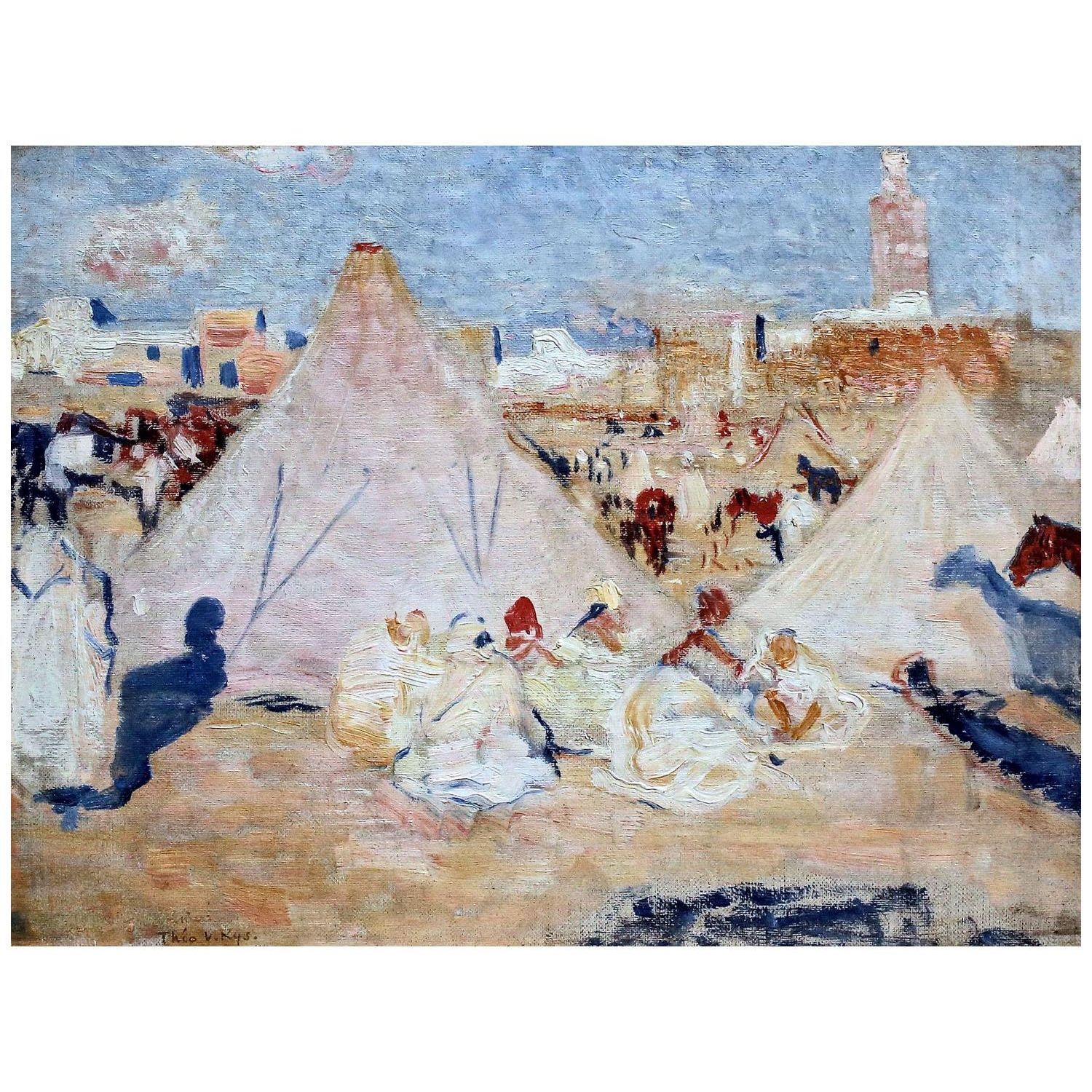 Theo van Rysselberghe. Campement au Maroc. 1887. Musee d’Ixelles Brussels