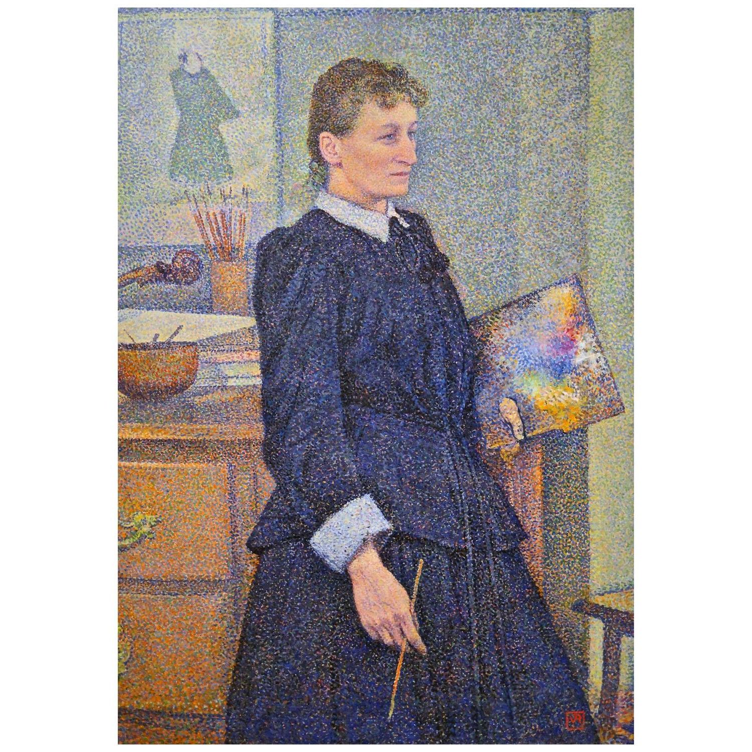 Theo van Rysselberghe. Anna Boch. 1889. Springfield Art Museum
