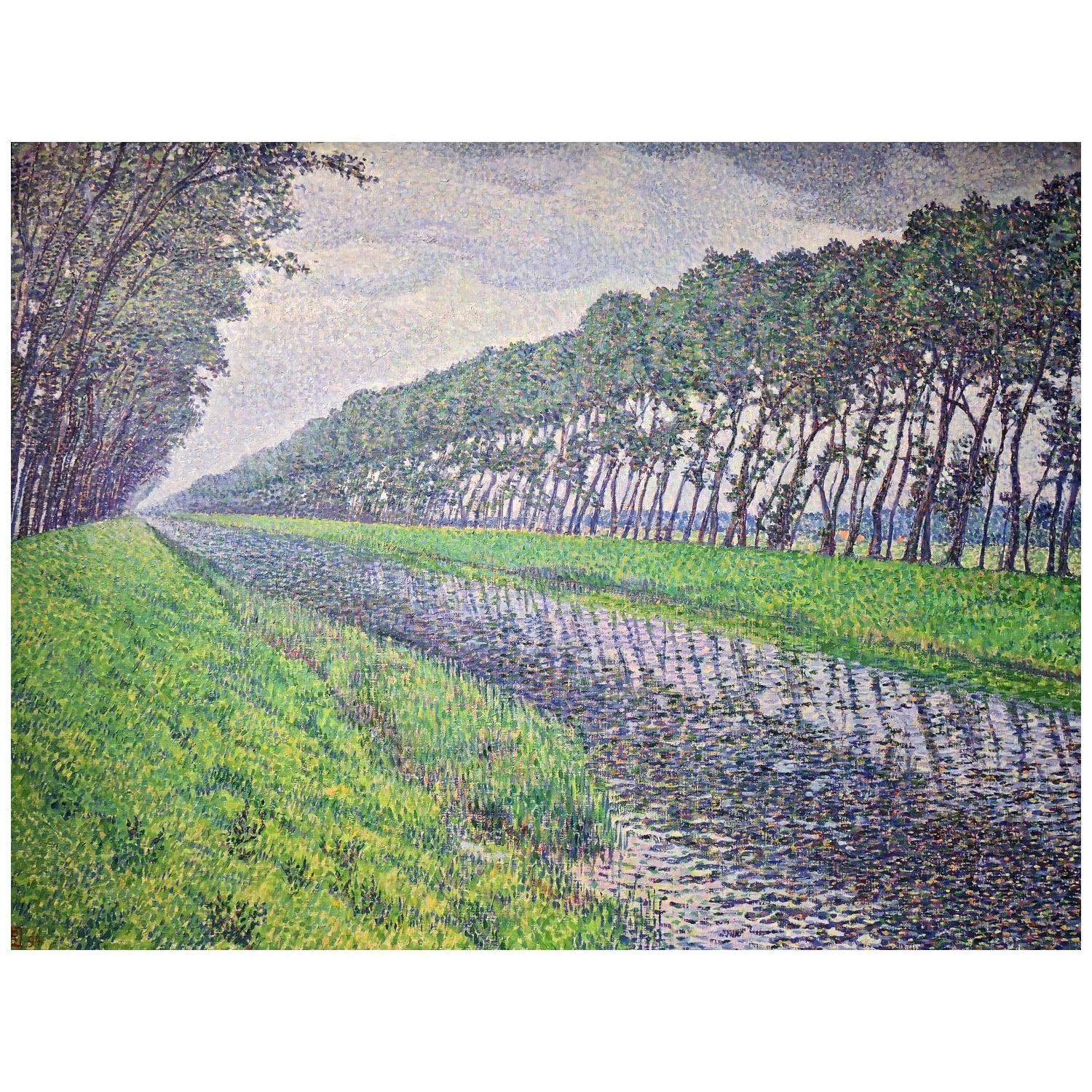 Theo van Rysselberghe. Canal en Flandre. 1894. Musée Jacquemart-André Paris
