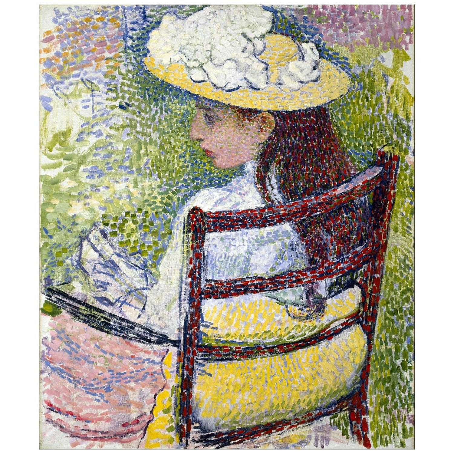 Theo van Rysselberghe. Jeanne Pissarro. 1895. Museum of Fine Arts, Houston