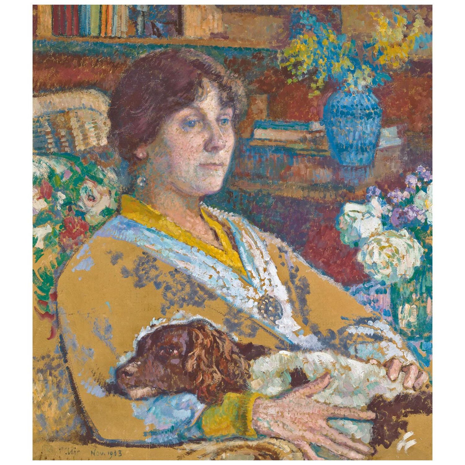 Theo van Rysselberghe. Portrait of Laure Flé. 1913. Hirschl-Adler Gallery NY