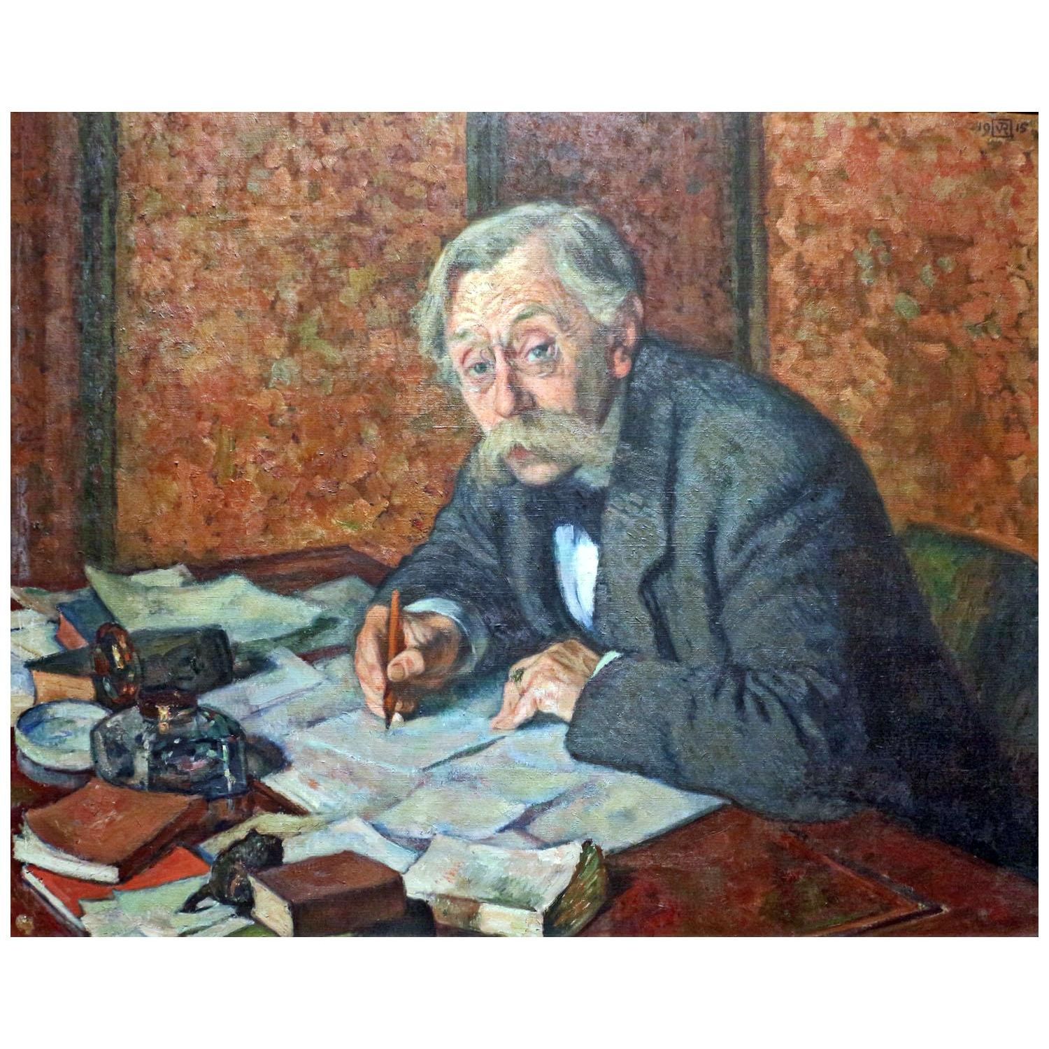 Theo van Rysselberghe. Portrait d'Émile Verhaeren. 1915. Musee d’Orsay Paris
