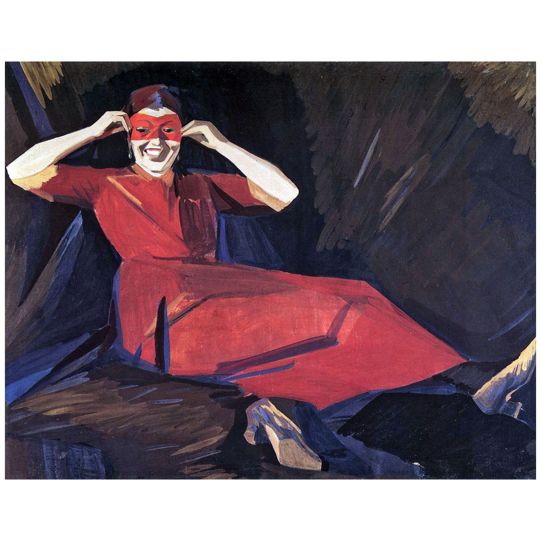 Мартирос Сарьян. Женщина в маске. 1913. Национальный музей, Ереван