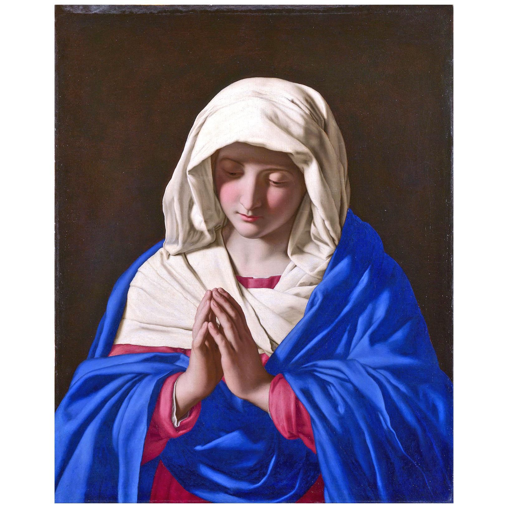Giovanni Sassoferrato. Vergine rezando. 1645. National Gallery London