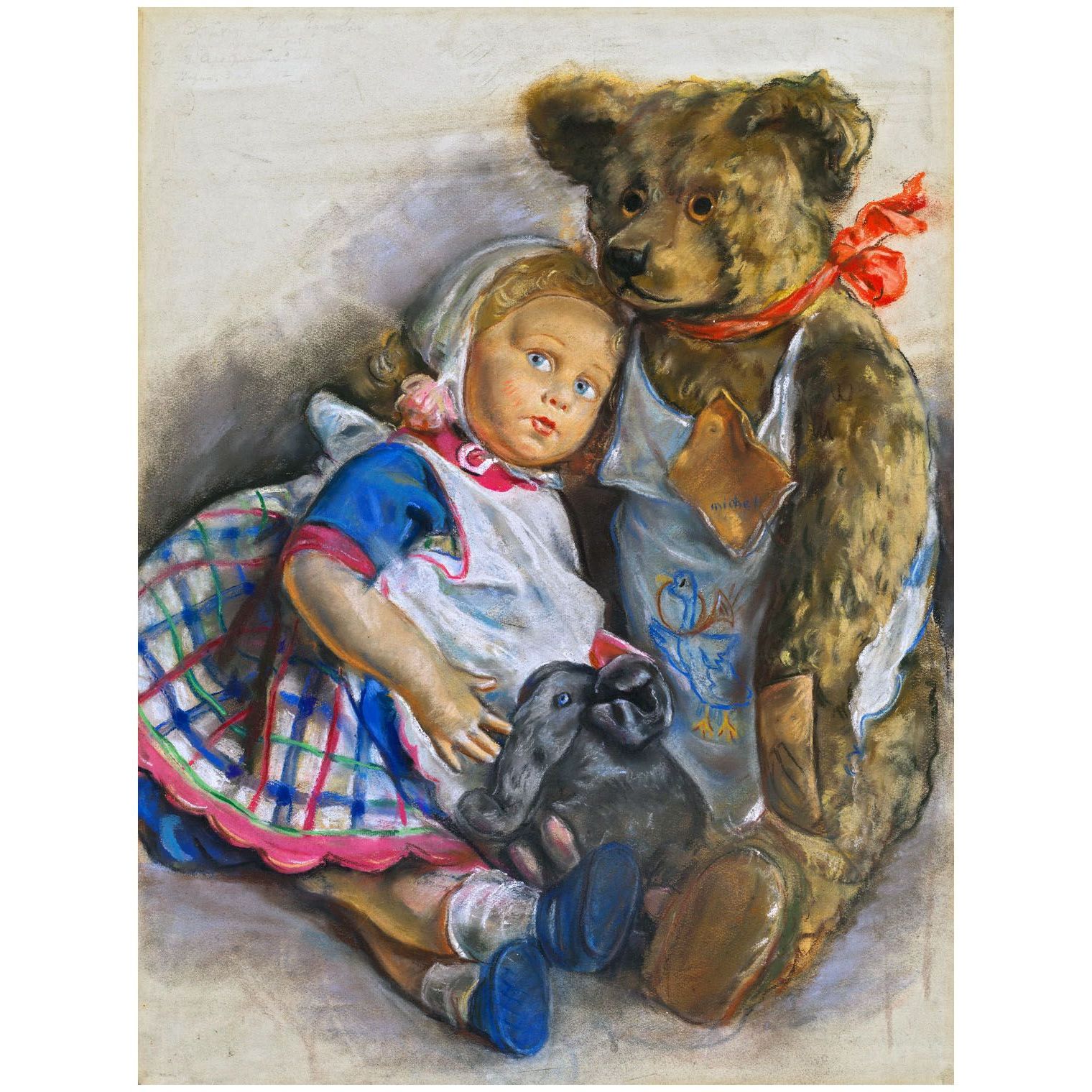 Зинаида Серебрякова. Кукла, мишка и игрушечный слон. 1947. Частная коллекцмя