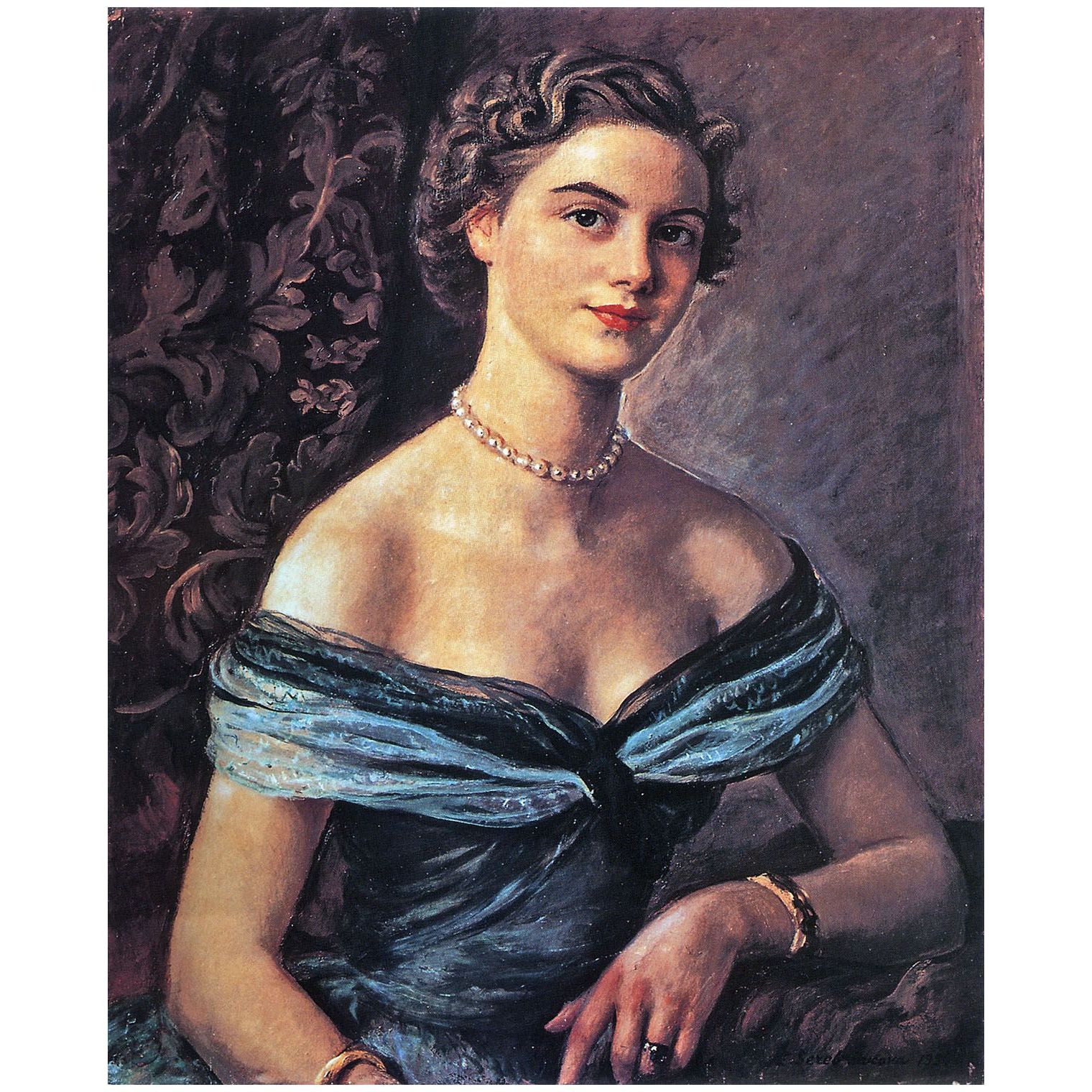 Зинаида Серебрякова Элен де Руа, княгиня Жан де Мерод. 1954. Частная коллекция