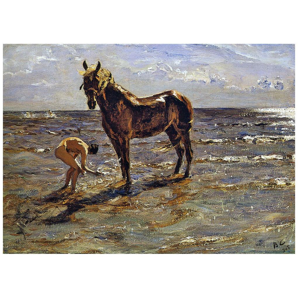 Валентин Серов. Купание лошади. 1905. Русский музей