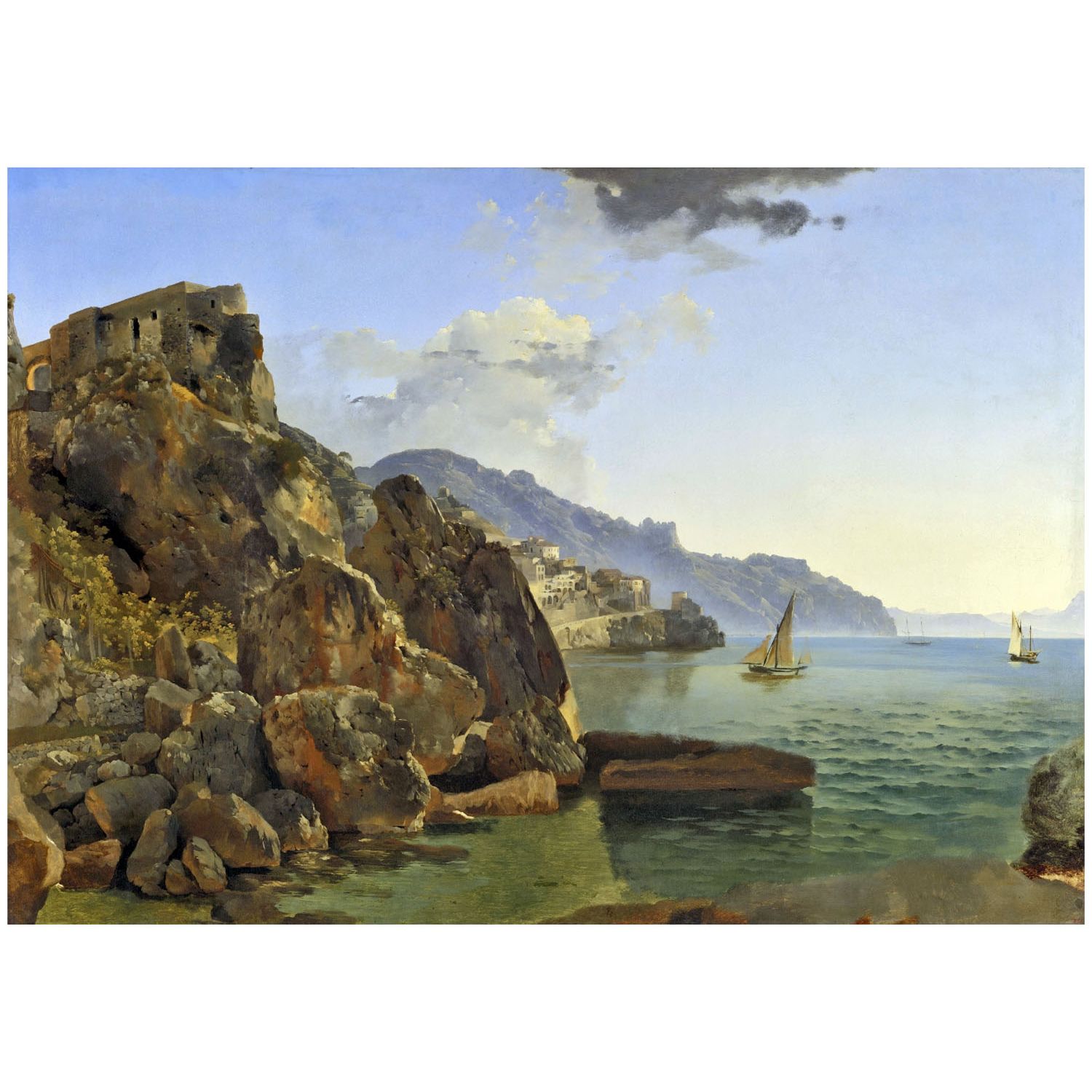 Сильвестр Щедрин. Вид Амальфи близ Неаполя. 1830. Русский музей