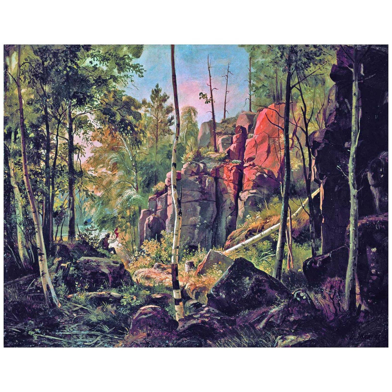 Иван Шишкин. Вид на острове Валаам. 1860. Русский музей