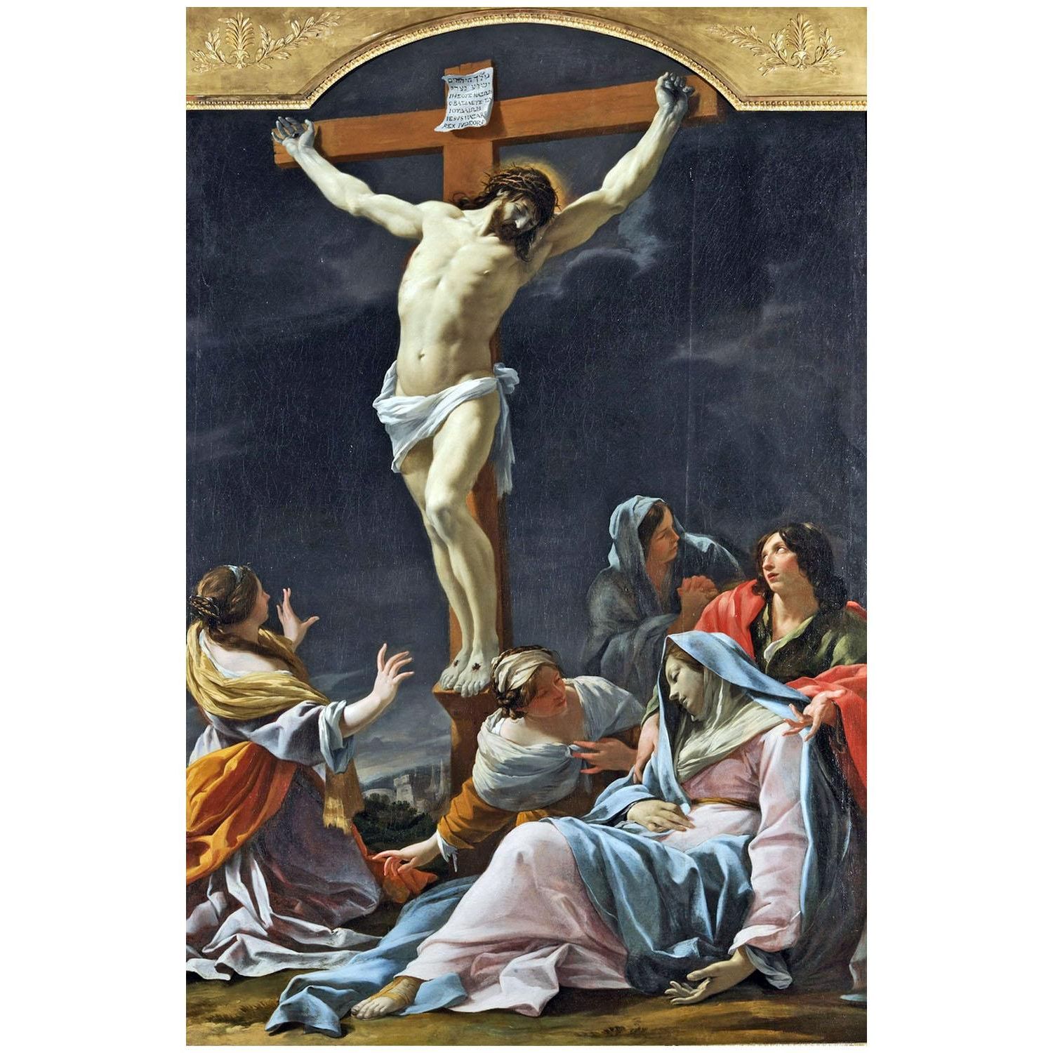 Simon Vouet. La crucifixion. 1636. MBA Lyon