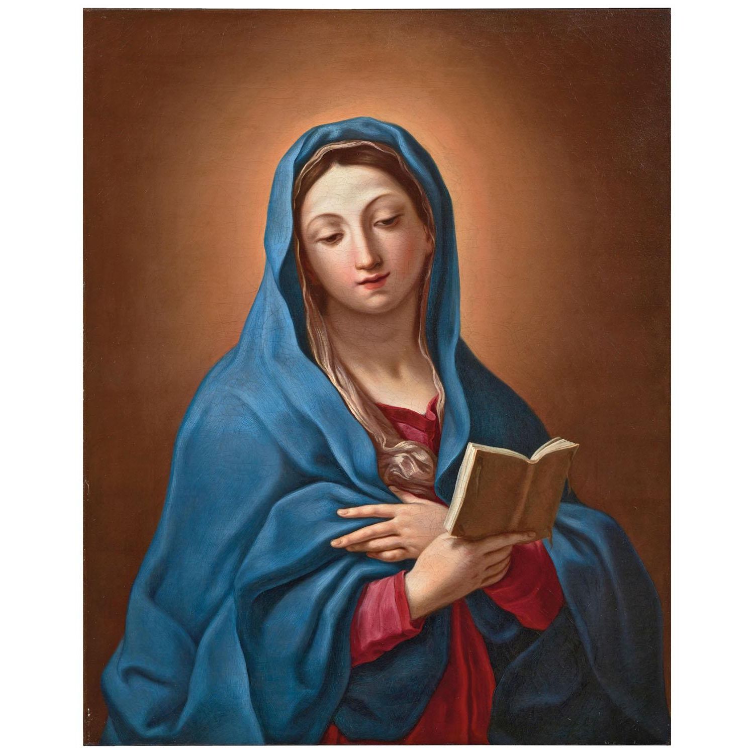 Elisabetta Sirani. Madonna legge. 1660-1665. Private collection