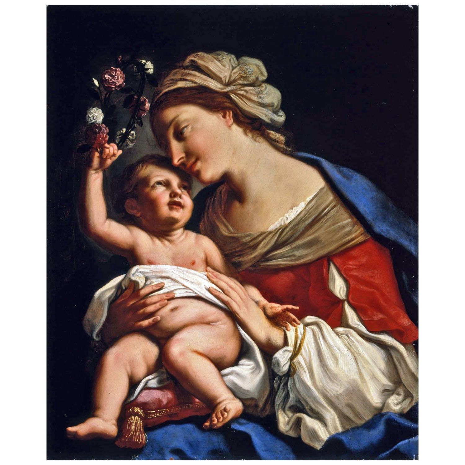 Elisabetta Sirani. Vergine con Bambino. 1663. Museum Women in Art Washington