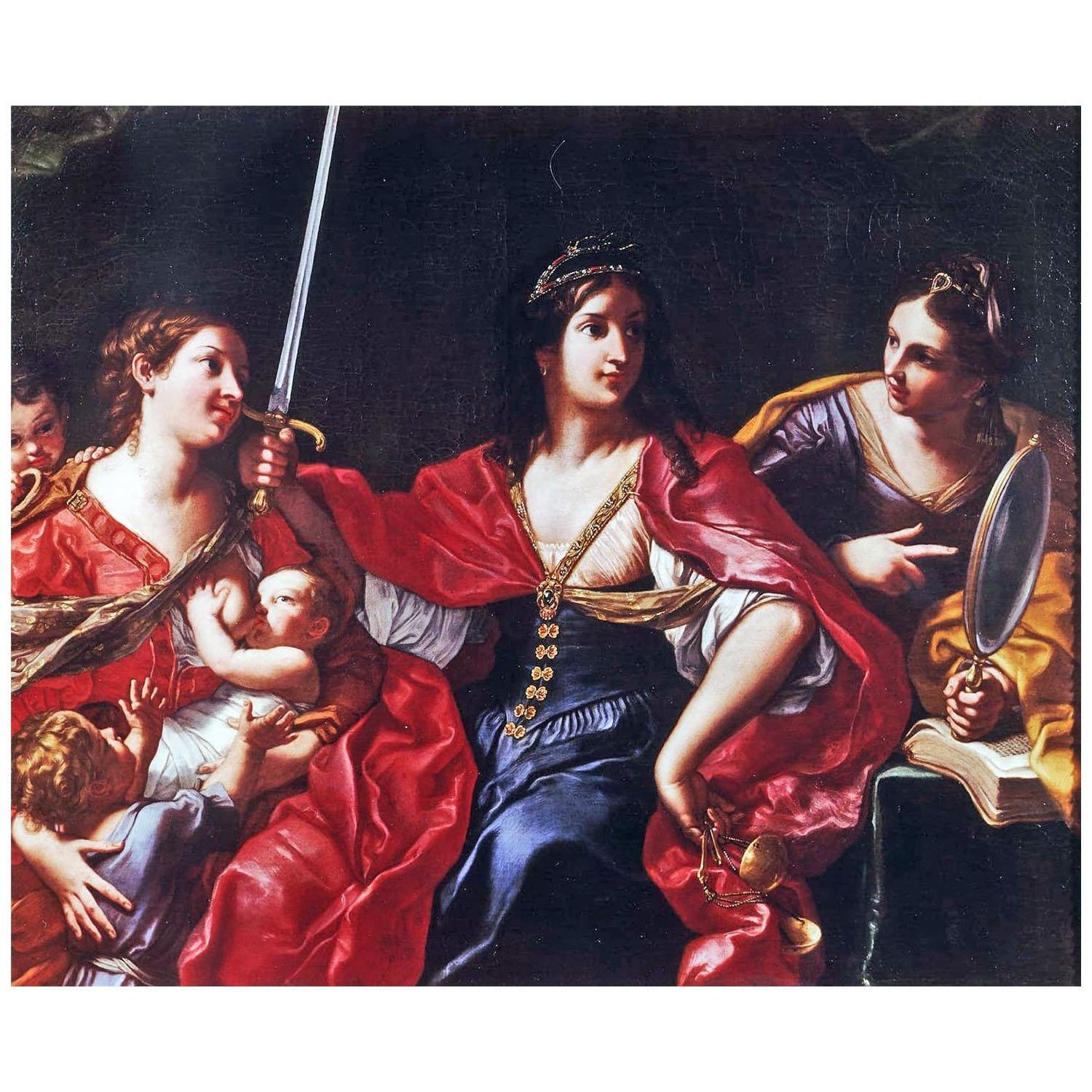 Elisabetta Sirani. La Giustizia, la Carità e la Prudenza. 1664. Galleria Estense Modena