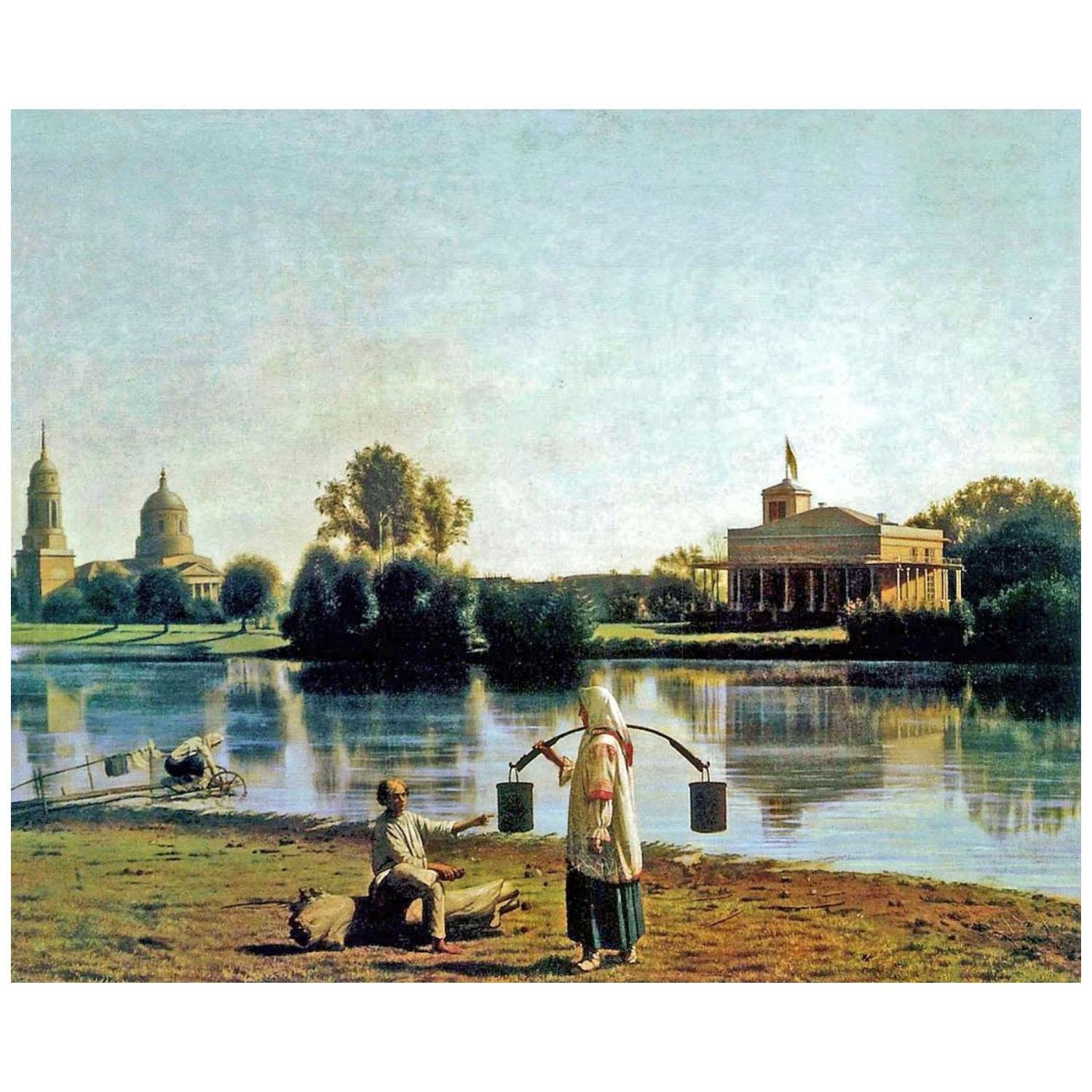 Григорий Сорока. Вид на озеро Молдино. 1840-е. Тверская картинная галерея
