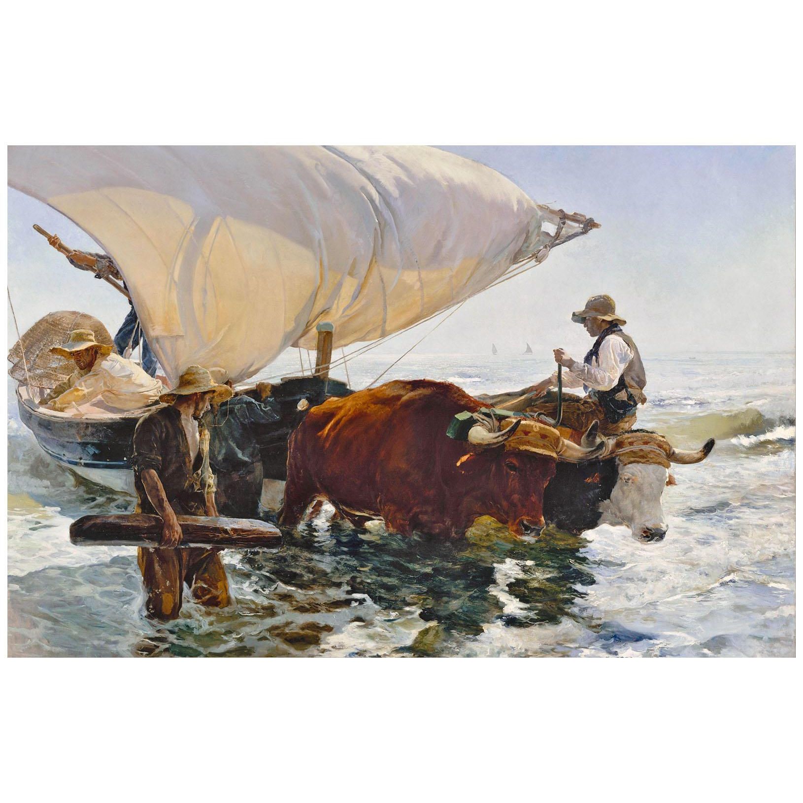 Joaquin Sorolla. La vuelta de la pesca. 1894. Musee d’Orsay