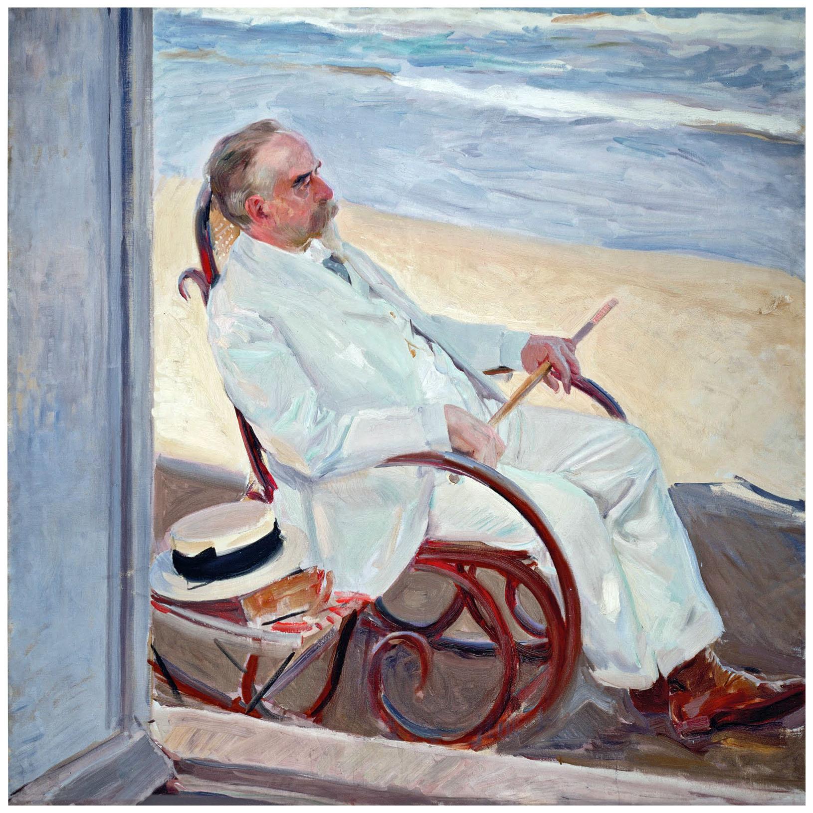 Joaquin Sorolla. Antonio García en la playa. 1909. Museo Sorolla de Madrid