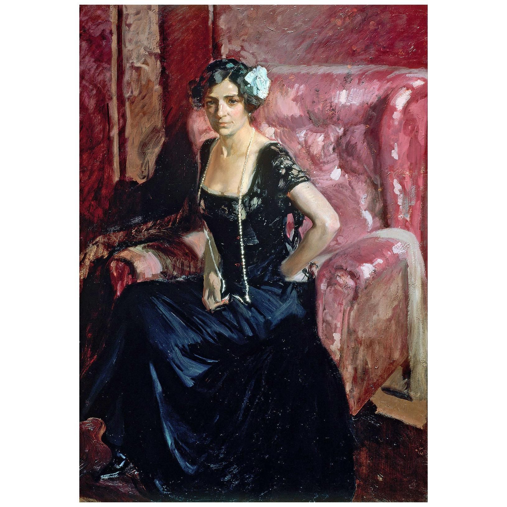 Joaquin Sorolla. Clotilde en vestido de noche. 1910. Museo Sorolla Madrid
