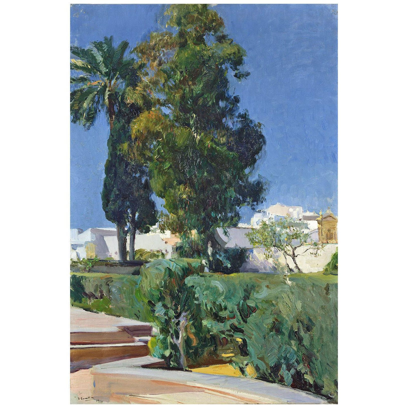 Joaquin Sorolla. Jardines del Alcazar. 1910. Getty Center LA