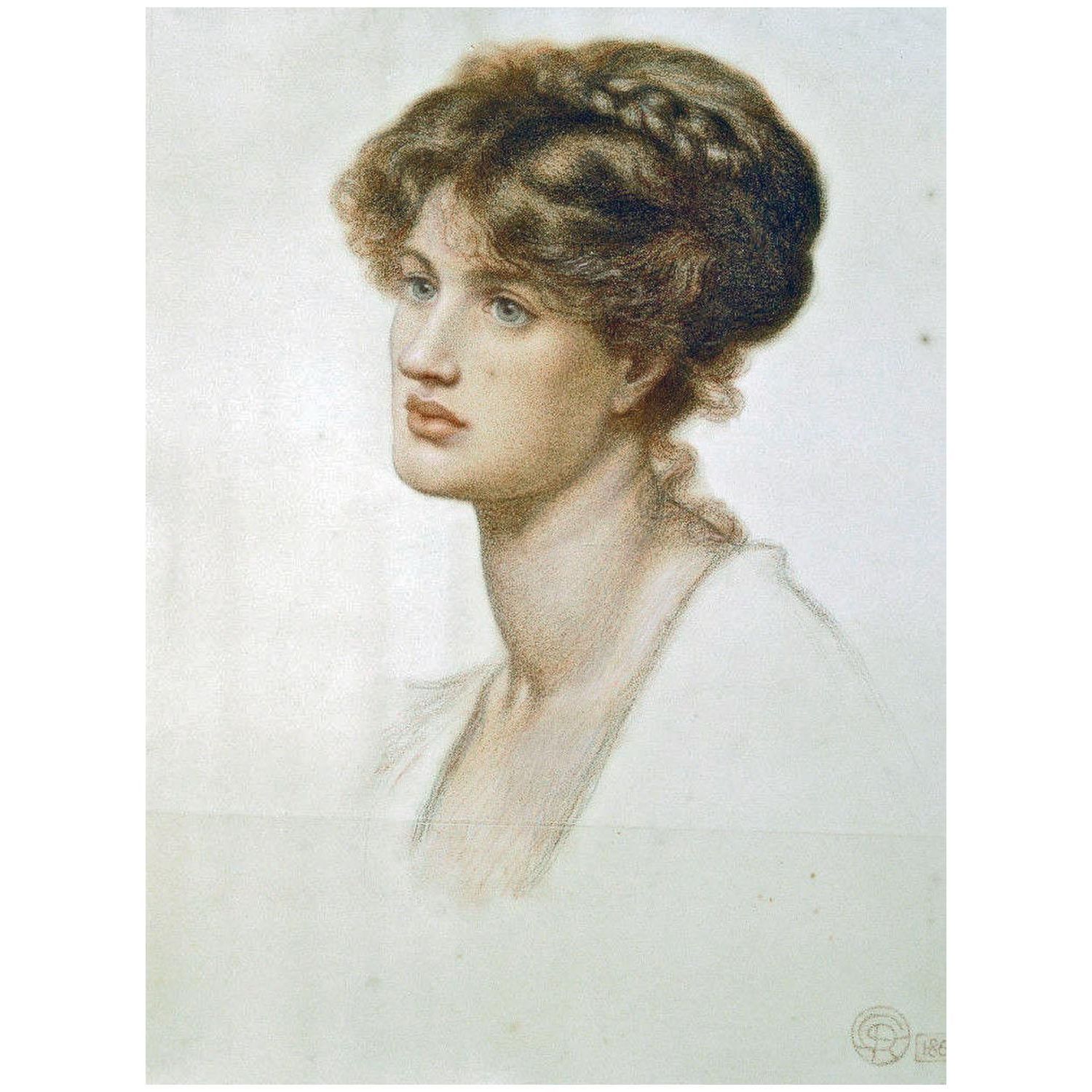 Dante Gabriel Rossetti. Marie Spartali Stillman. 1869. Private collection
