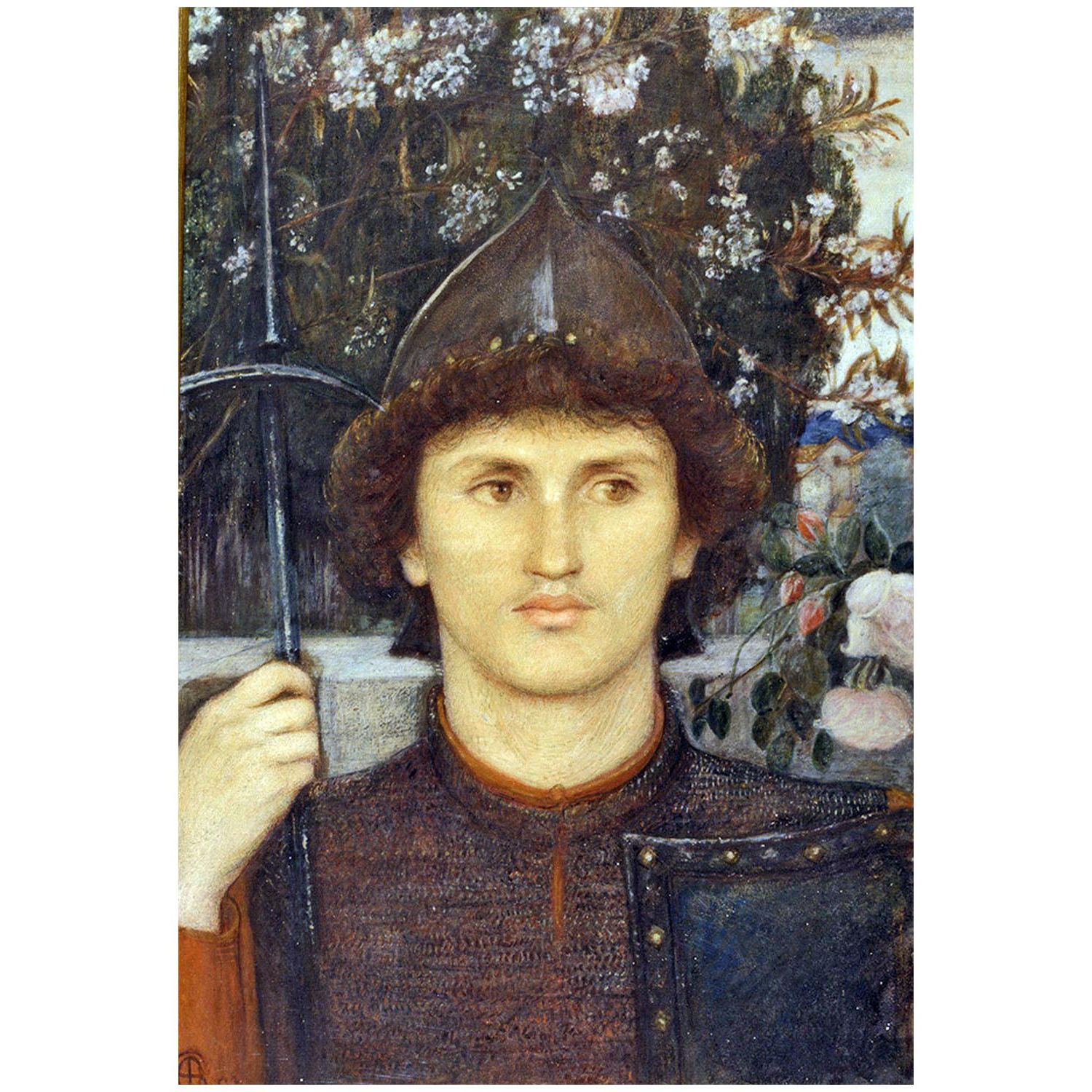 Marie Spartali. Saint George. 1892. Delaware Art Museum