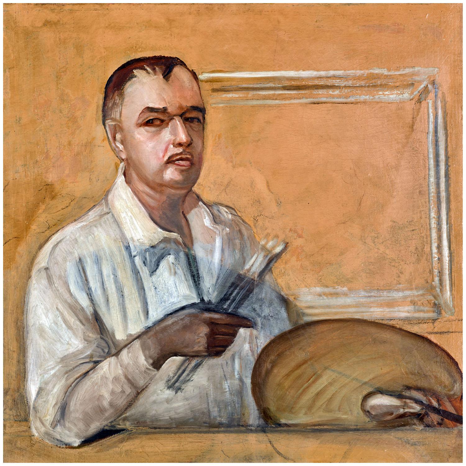 Сергей Судейкин. Автопортрет. 1945