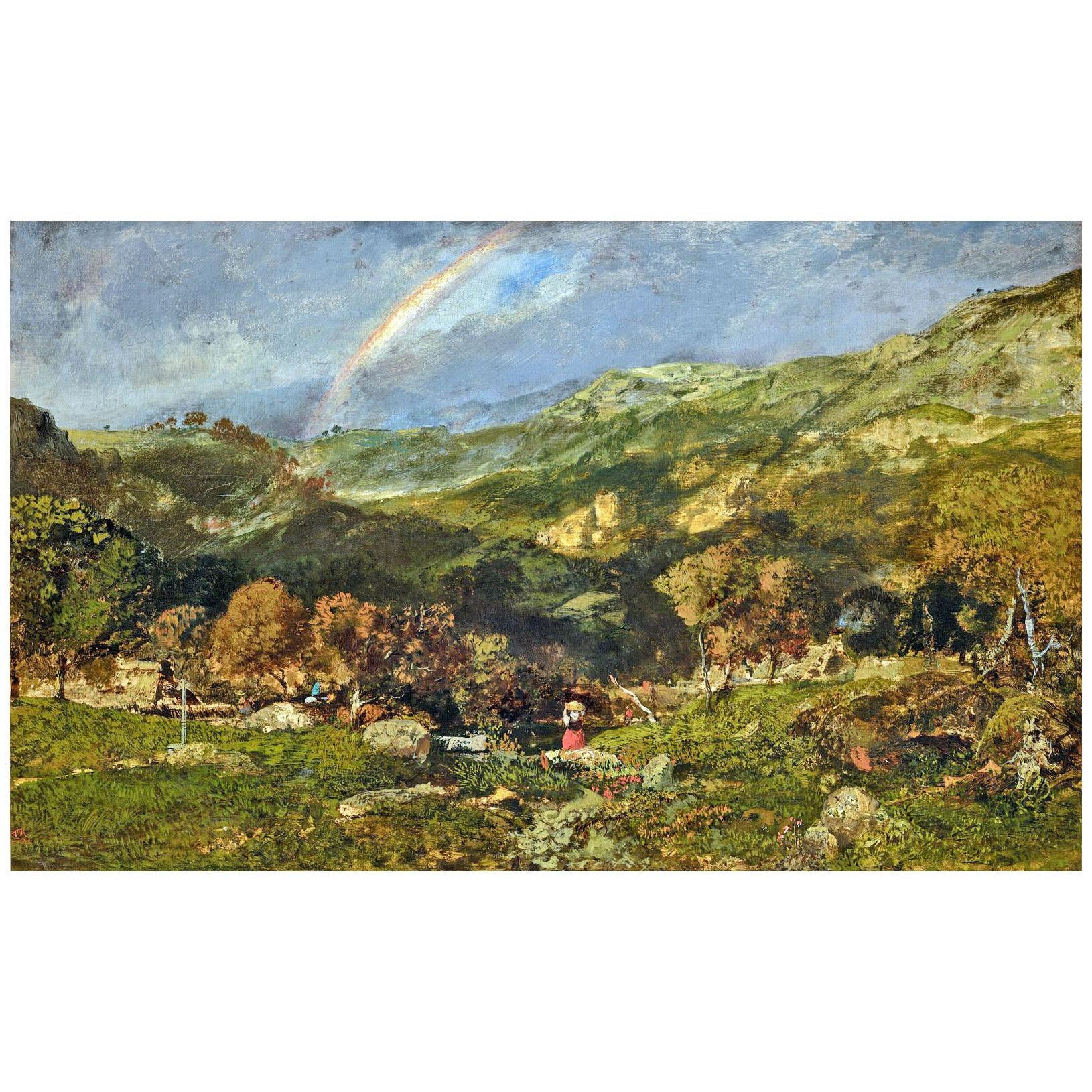 Theodore Rousseau. Paysage après une tempête. 1835. National Gallery Prague