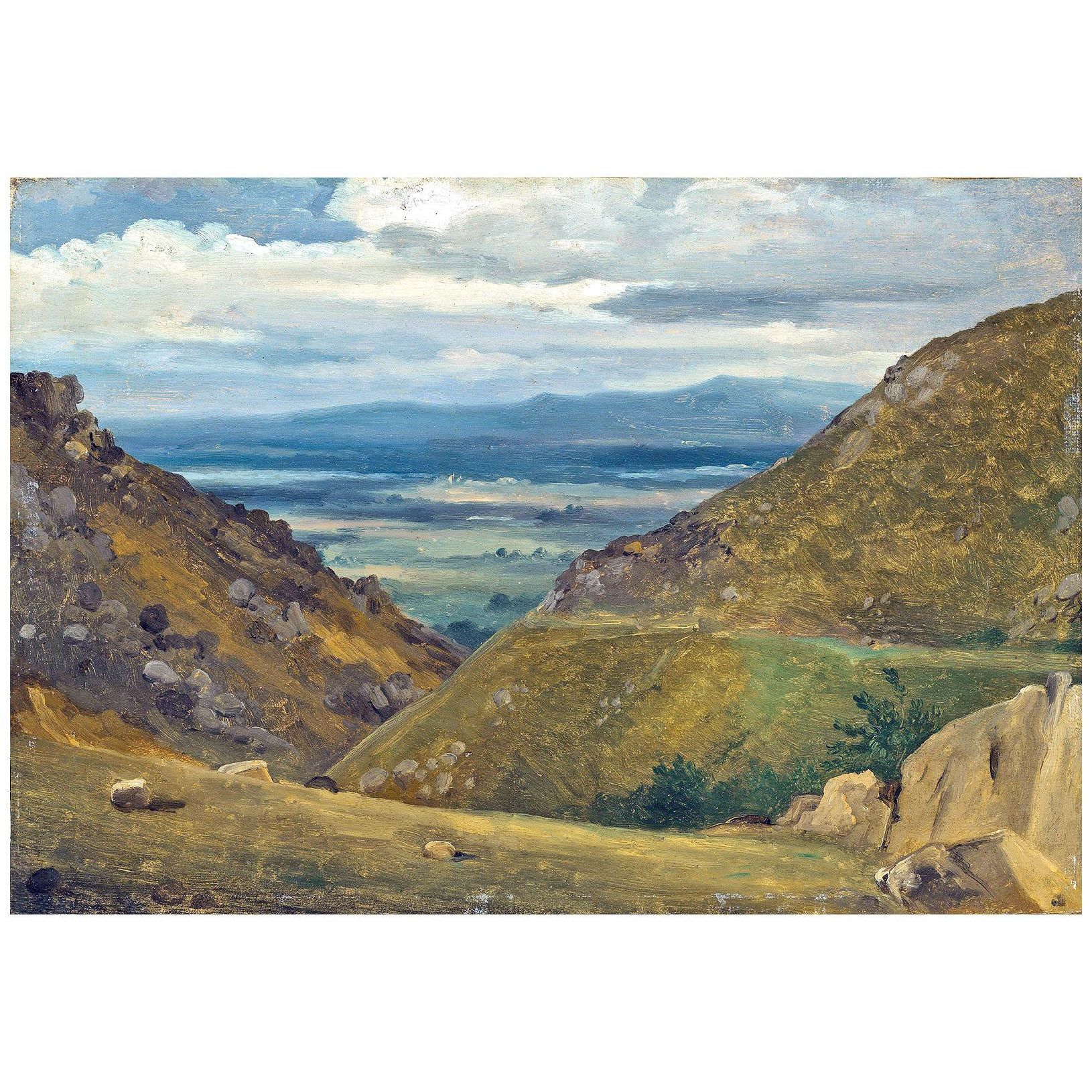 Theodore Rousseau. Vue sur le lac Léman. 1835. National Gallery Yerevan